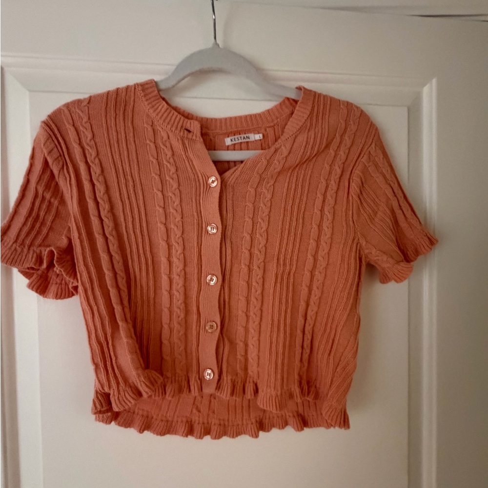Women's Orange Crop Top